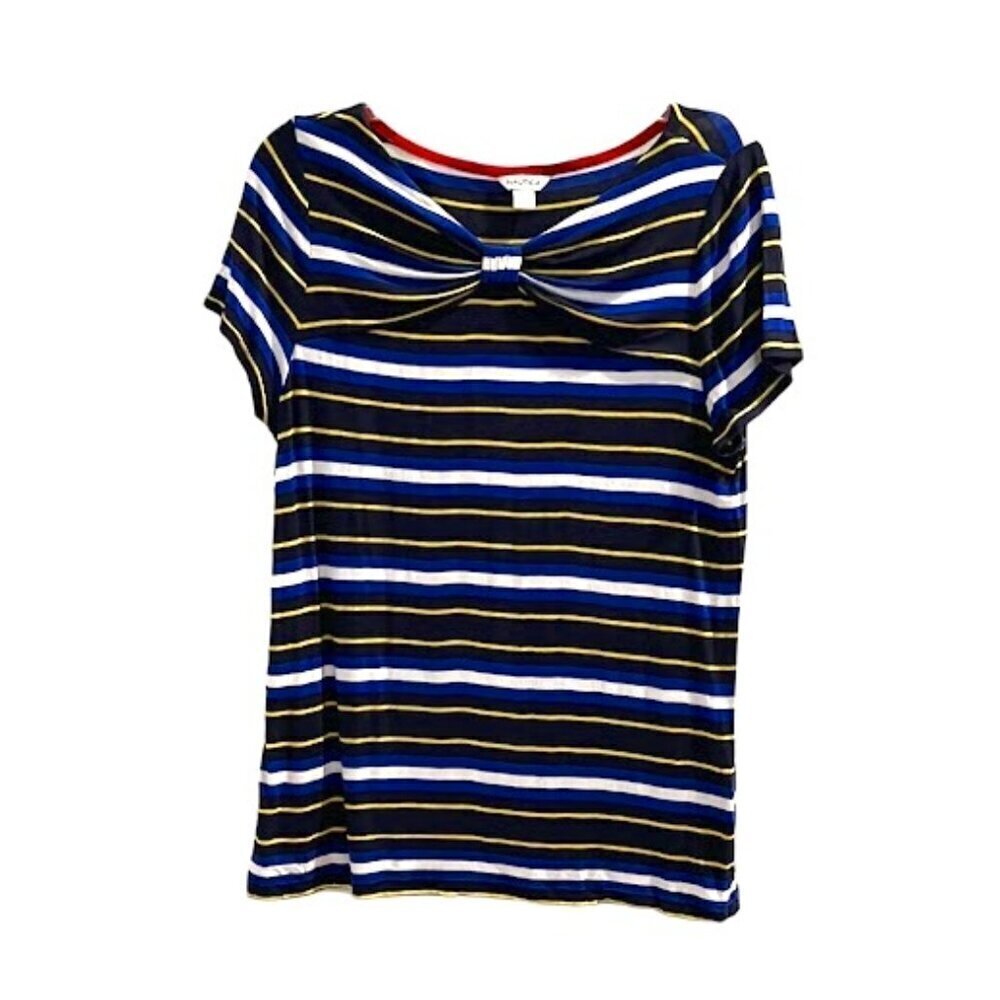 Nautica knot front ss tee